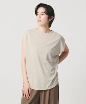 MARW UNITED ARROWS/＜MARW UNITED ARROWS＞ラウンドヘム フレンチスリーブ プルオーバー UVカット/Tシャツ / カットソー