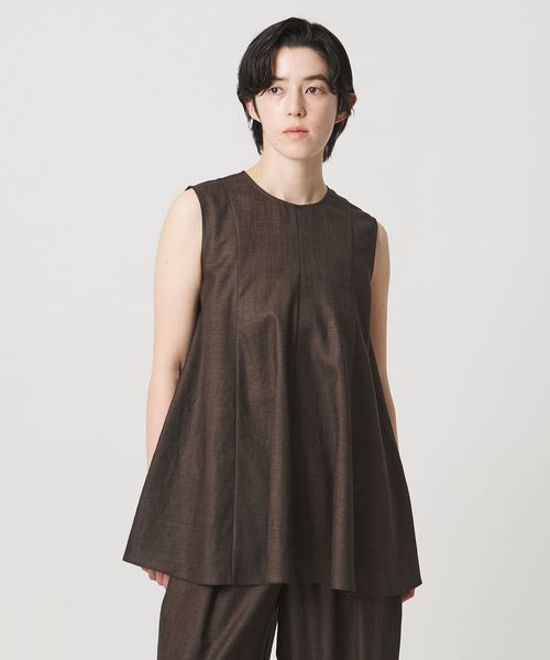 MARW UNITED ARROWS/＜MARW UNITED ARROWS＞フレア ノースリーブ ブラウス UVカット・接触冷感/シャツ / ブラウス