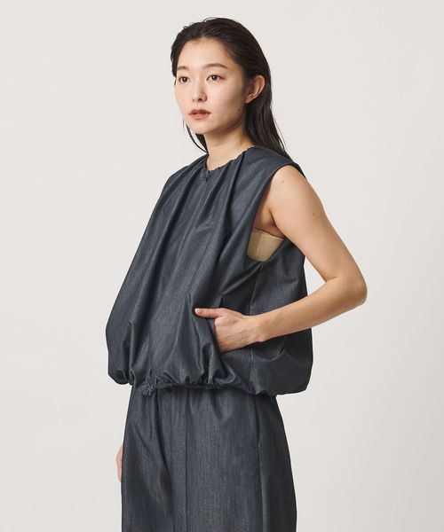 MARW UNITED ARROWS/＜MARW UNITED ARROWS＞シャンブレー ジップアップ ブラウス/シャツ / ブラウス