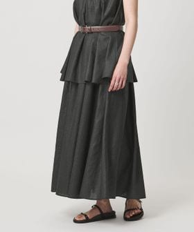 MARW UNITED ARROWS/＜MARW UNITED ARROWS＞ギャザー フレア スカート UVカット・接触冷感/ミモレ / ロング