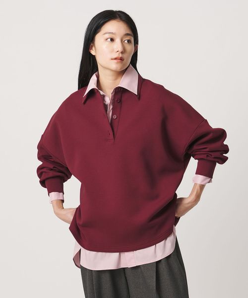MARW UNITED ARROWS/＜MARW UNITED ARROWS＞ポロカラー ダンボール プルオーバー/スウェット / パーカー