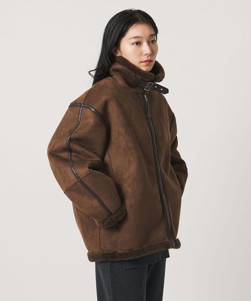 MARW UNITED ARROWS/＜MARW UNITED ARROWS＞ムートン ライク ジャケット/その他コート / ブルゾン