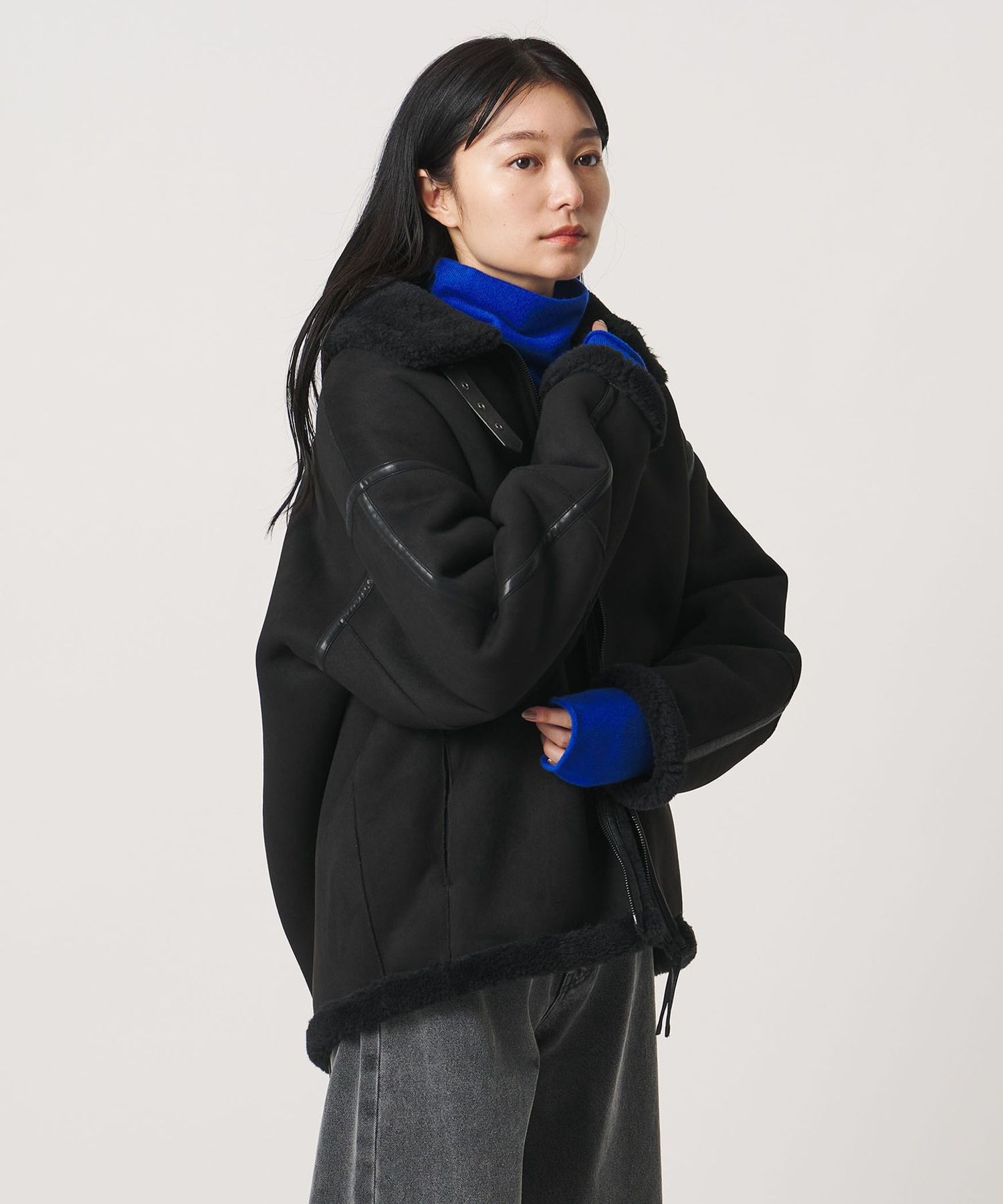 ren88出品 MARW UNITED ARROWS＞ムートン ライク ジャケット