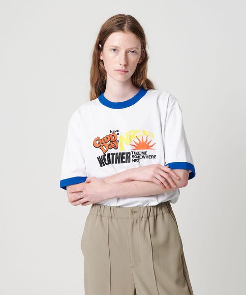 NICE WEATHER/＜NICE WEATHER＞HAVE A GOOD DAY Tシャツ/Tシャツ / カットソー