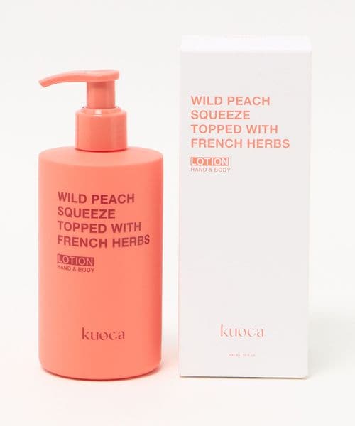 kuoca＞WILD PEACH HAND&BODY LOTION /ハンド＆ボディローション