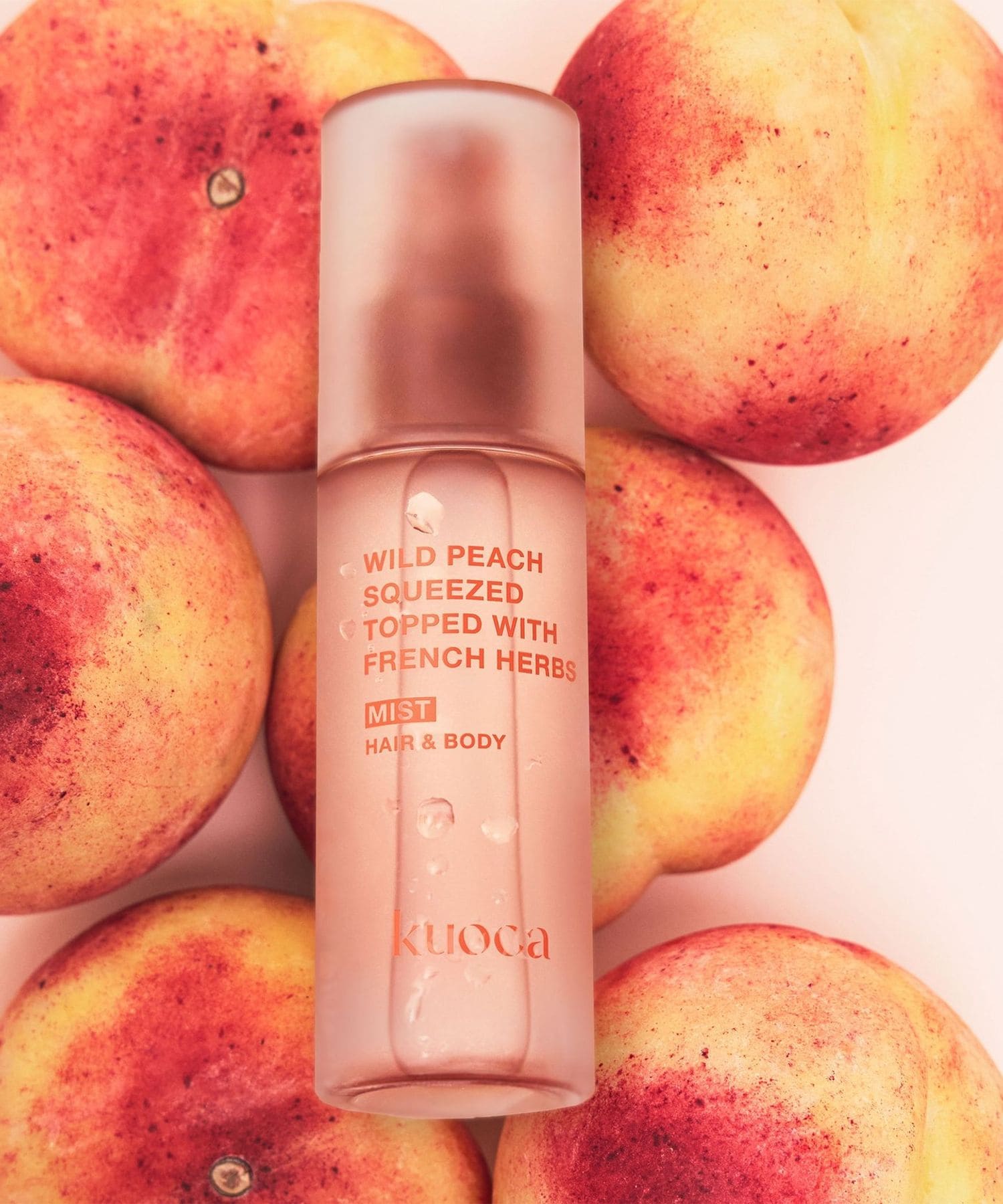 kuoca＞WILD PEACH HAIR&BODY ミスト/ヘアー＆ボディミスト