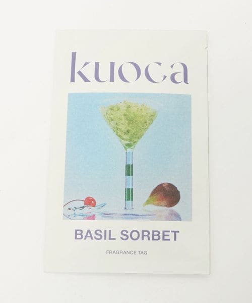 kuoca/＜kuoca＞BASIL SORBET FRAGRANCE TAG/芳香剤/ルームフレグランス / お香 / アロマ