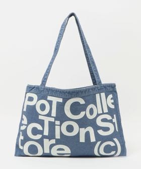 POT/＜POT＞レタリングプリント トートバッグ/トートバッグ