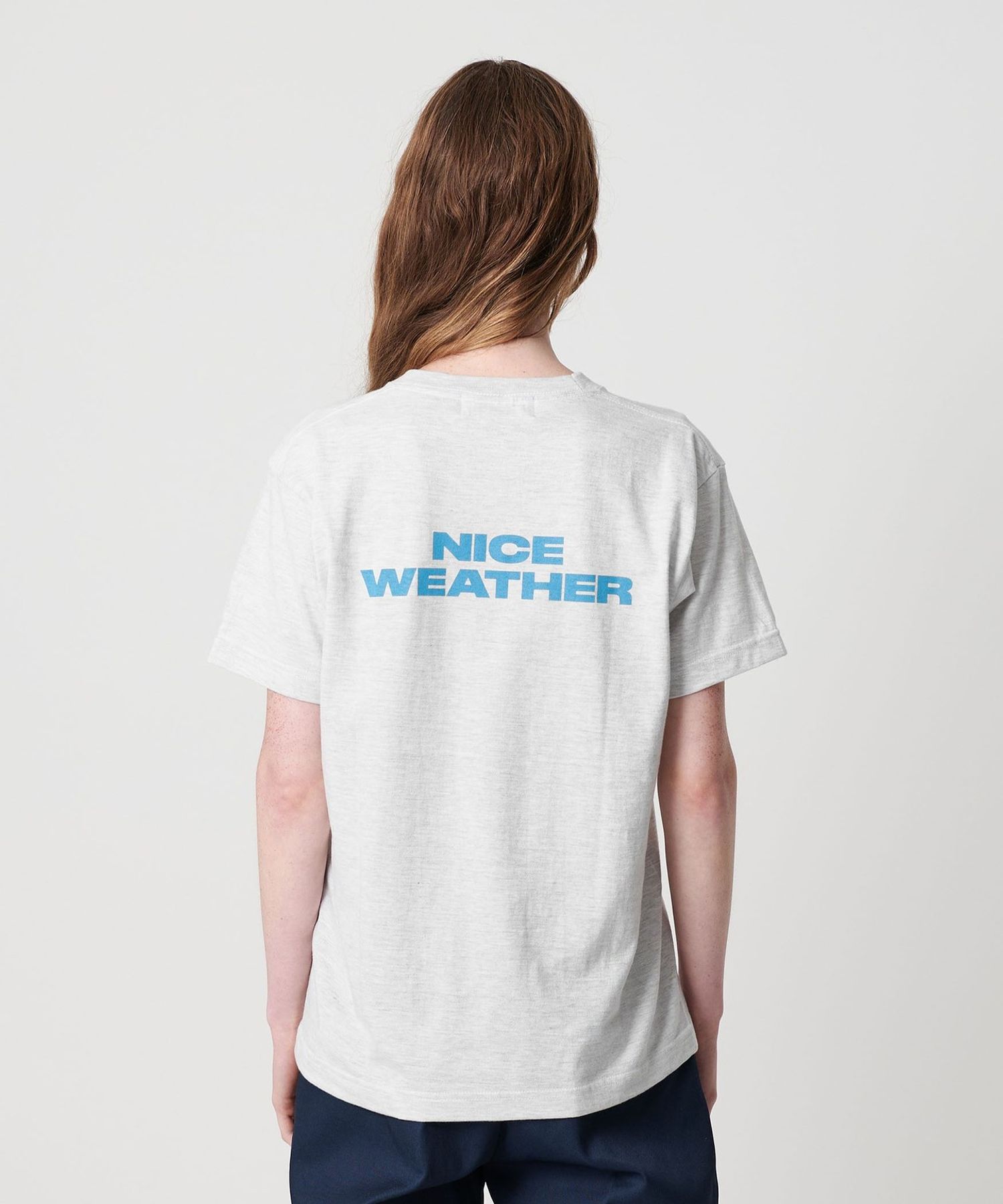 NICE WEATHER ロゴTシャツ ブラック Ｍサイズ NICE WEATHER＞SIGNATURE Tシャツ（Tシャツ/カットソー）｜NICE