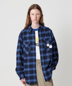 NICE WEATHER/＜NICE WEATHER＞ネル チェック シャツ/シャツ / ブラウス
