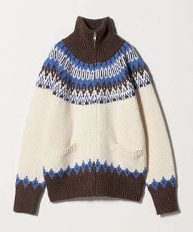 NICE WEATHER/＜NICE WEATHER＞フロントジップ カーディガン/カーディガン / ボレロ