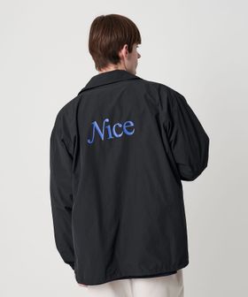 NICE WEATHER/＜NICE WEATHER＞ロゴコーチジャケット/コーチジャケット