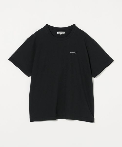 【NICE WEATHER】TUBULAR T-SHIRT ロゴ Tシャツ 男女兼用 NICE WEATHER tシャツ 「NICE WEATHER」チューブラー Tシャツ