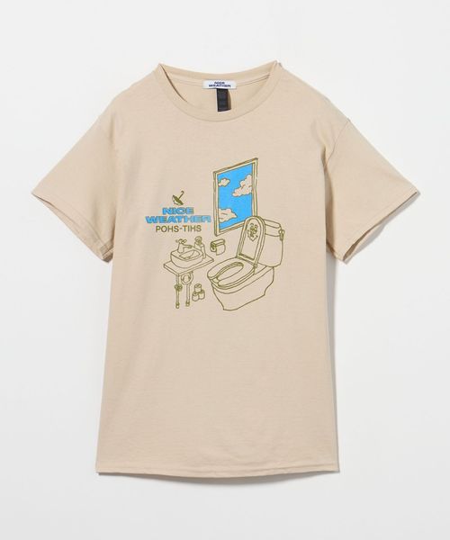 POHS-TIHS/【別注】＜POHSTIHS＞プリント Tシャツ/Tシャツ / カットソー
