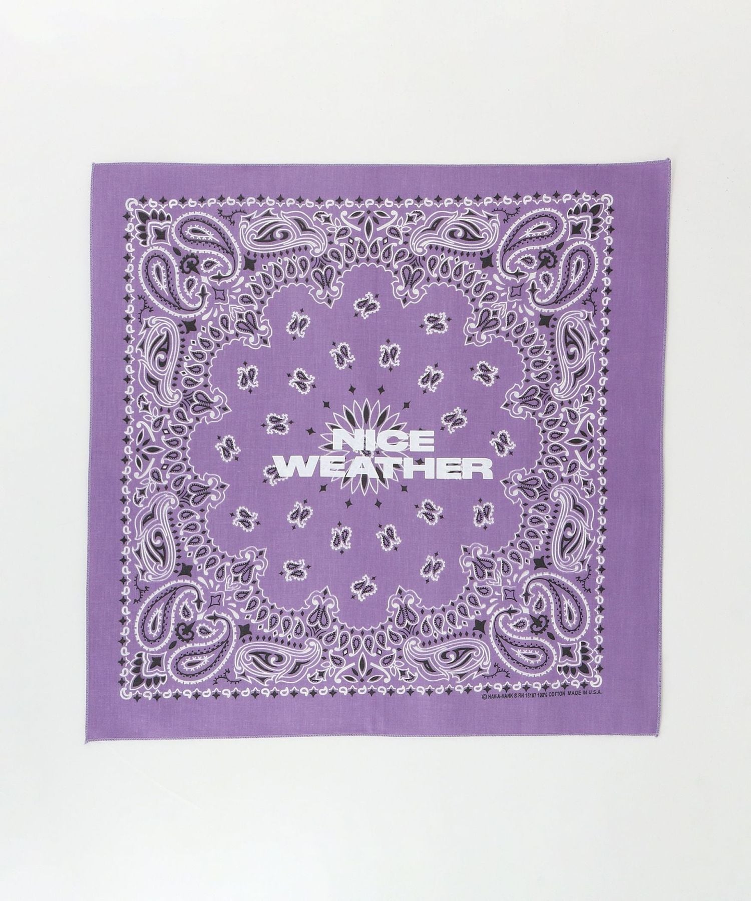 別注】＜Hav―A―Hank＞ロゴ ペーズリー バンダナ