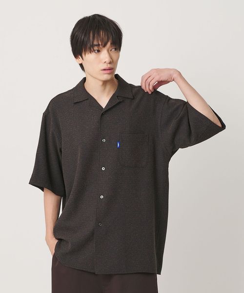NICE WEATHER/＜NICE WEATHER＞チェックオーバー ショートスリーブ シャツ/シャツ / ブラウス