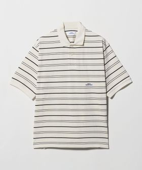 NICE WEATHER/＜NICE WEATHER＞ボーダー ショートスリーブ ポロシャツ/ポロシャツ
