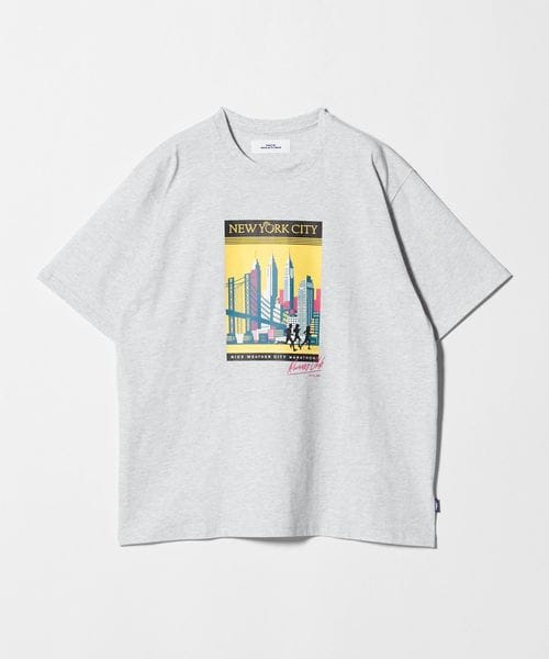 NICE WEATHER/＜NICE WEATHER＞NYCプリント Tシャツ/Tシャツ / カットソー