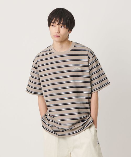 NICE WEATHER/＜NICE WEATHER＞ボーダー ショートスリーブ Tシャツ/Tシャツ / カットソー
