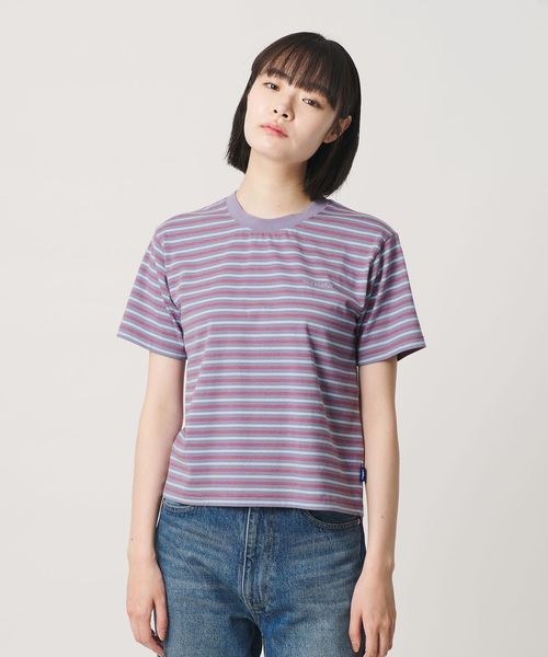 NICE WEATHER/＜NICE WEATHER＞ウィメンズ ボーダー ショートスリーブ Tシャツ/Tシャツ / カットソー