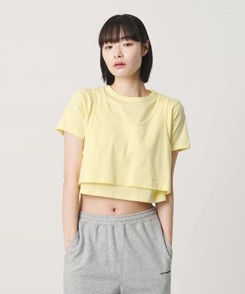 NICE WEATHER/＜NICE WEATHER＞レイヤード Tシャツ/Tシャツ / カットソー