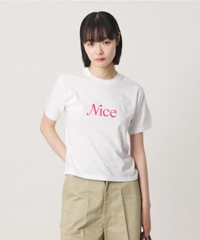 NICE WEATHER/＜NICE WEATHER＞ウィメンズ NICE ロゴ Tシャツ/Tシャツ / カットソー