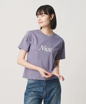 NICE WEATHER/＜NICE WEATHER＞ウィメンズ NICE ロゴ Tシャツ/Tシャツ / カットソー