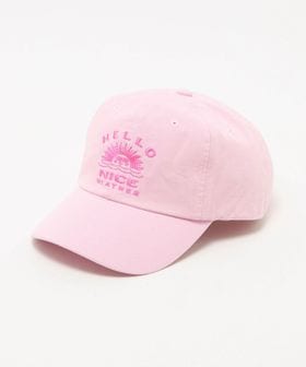 NICE WEATHER/【別注】＜HELLO SUNRISE＞ ロゴ ベースボールキャップ/ハット