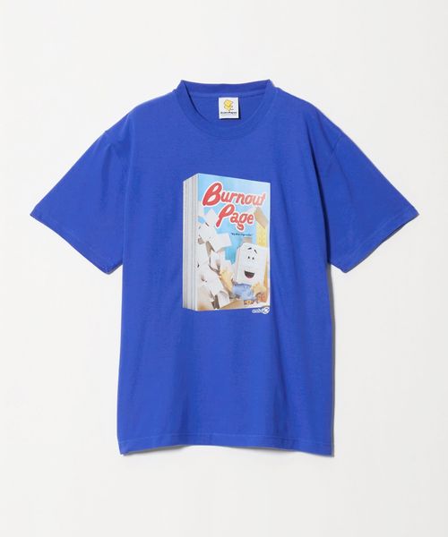 NICE WEATHER/＜Entripaper＞バーンアウトページ Tシャツ/Tシャツ / カットソー