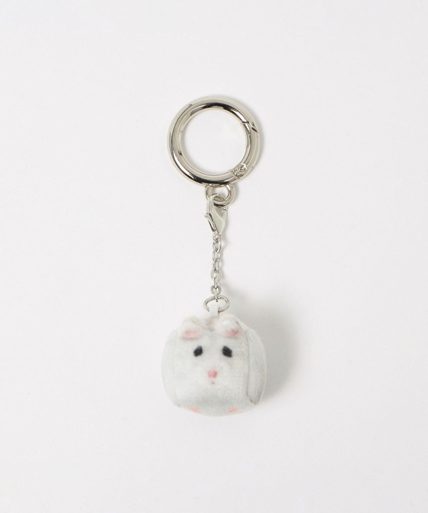 ヒムカ　ホワイトデー　キーホルダー SOFT THUMBNAIL＞Mochi Pearl Hamster キーリング