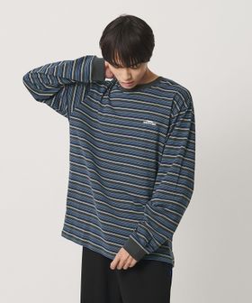 NICE WEATHER/＜NICE WEATHER＞マルチボーダー ロングスリーブ Tシャツ/Tシャツ / カットソー