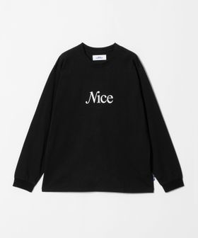 NICE WEATHER/＜NICE WEATHER＞NICE ロゴ ロング スリーブTシャツ/Tシャツ / カットソー