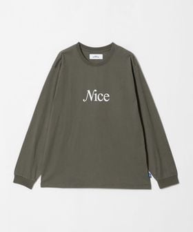 NICE WEATHER/＜NICE WEATHER＞NICE ロゴ ロング スリーブTシャツ/Tシャツ / カットソー