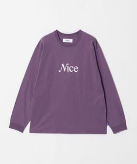 NICE WEATHER/＜NICE WEATHER＞NICE ロゴ ロング スリーブTシャツ/Tシャツ / カットソー