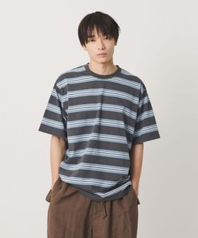 NICE WEATHER/＜NICE WEATHER＞ボーダーショートスリーブ Tシャツ/Tシャツ / カットソー