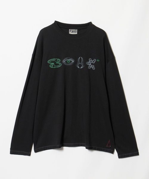 Somewhere Outside/＜SOMEWHERE OUTSIDE＞オールシーイングアイロゴ トップス/Tシャツ / カットソー