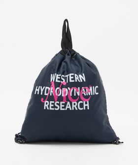 NICE WEATHER/【別注】＜WESTERN HYDRODYNAMIC RESEARCH＞ロゴ ナップサック/リュック
