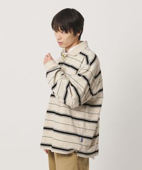 NICE WEATHER/＜NICE WEATHER＞ボーダー ロングスリーブ ポロシャツ/Tシャツ / カットソー