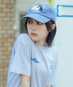 NICE WEATHER/【別注】＜over print × なえなの＞デニムキャップ/COTOH/キャップ
