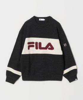 NICE WEATHER/＜FILA＞クルーネック ニット/ニット / セーター