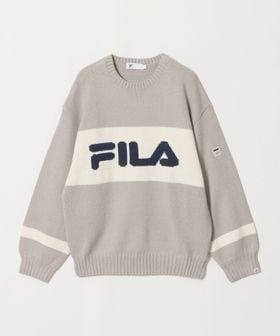 NICE WEATHER/＜FILA＞クルーネック ニット/ニット / セーター