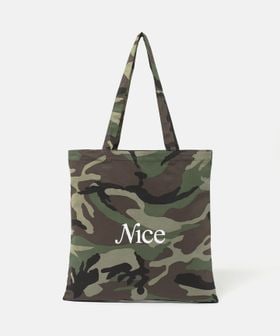 NICE WEATHER/＜NICE WEATHER＞カモフラージュ シグネチャーロゴ トートバッグ/トートバッグ