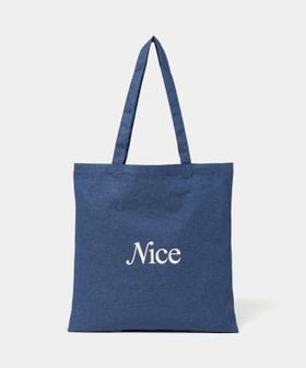 NICE WEATHER/＜NICE WEATHER＞デニム シグネチャーロゴ トートバッグ/トートバッグ