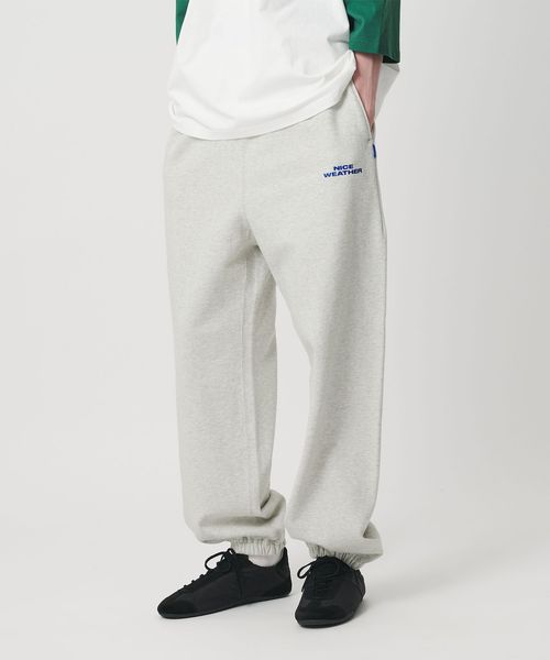 NICE WEATHER/＜NICE WEATHER＞ロゴ スウェットパンツ/スウェットパンツ / ジャージ