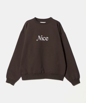 NICE WEATHER/＜NICE WEATHER＞シグネチャーロゴ クルーネック スウェットプルオーバー/スウェット / パーカー