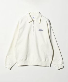 NICE WEATHER/＜NICE WEATHER＞ロゴ スウェットハーフジップ/スウェット / パーカー