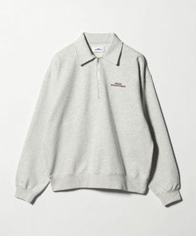 NICE WEATHER/＜NICE WEATHER＞ロゴ スウェットハーフジップ/スウェット / パーカー