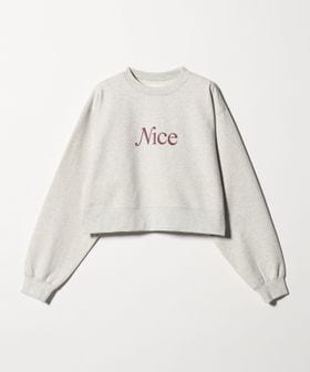 NICE WEATHER/＜NICE WEATHER＞ウィメンズ シグネチャーロゴ クロップド スウェット 2/スウェット / パーカー