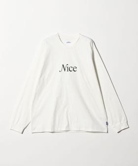 NICE WEATHER/＜NICE WEATHER＞シグネチャーロゴ ロングスリーブTシャツ/Tシャツ / カットソー