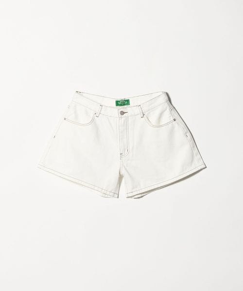 NICE WEATHER/＜GREEN BUTTER＞デニムショーツ/IVORY/デニムパンツ